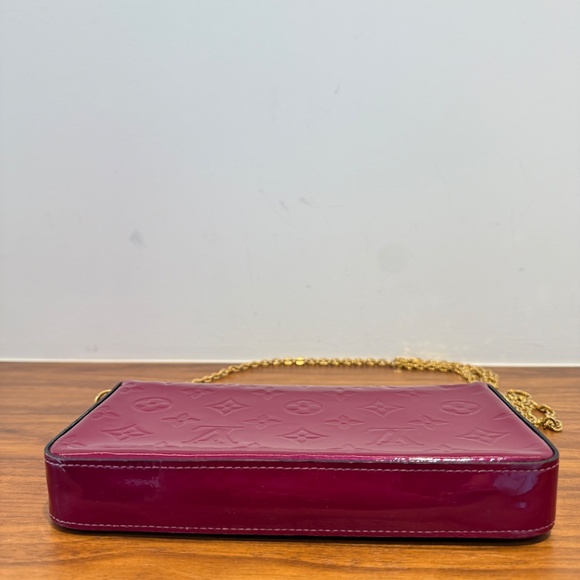 Louis Vuitton Empreinte Pochette Felicie Chain Wallet Dark Red - Picture 8 of 12